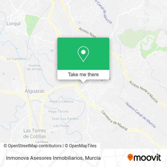 Inmonova Asesores Inmobiliarios map