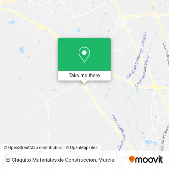 El Chiquito Materiales de Construccion map