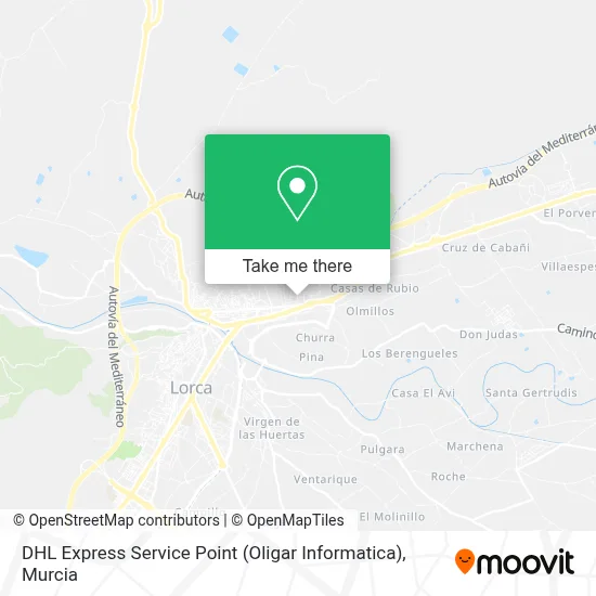 DHL Express Service Point (Oligar Informatica) map