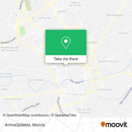 Activa2pilates map