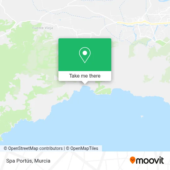 Spa Portús map
