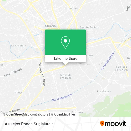 Azulejos Ronda Sur map