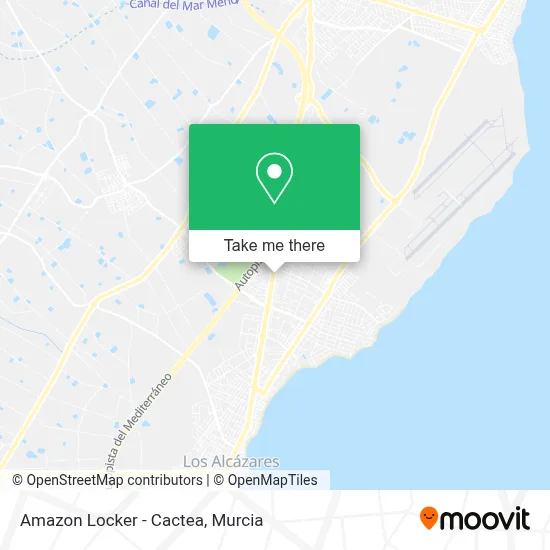 Amazon Locker - Cactea map