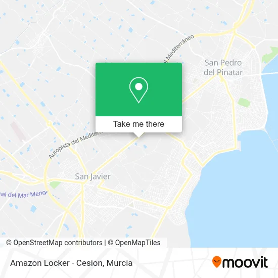 Amazon Locker - Cesion map
