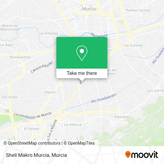 Shell Makro Murcia map