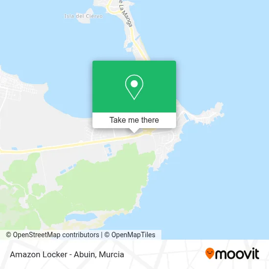 Amazon Locker - Abuin map