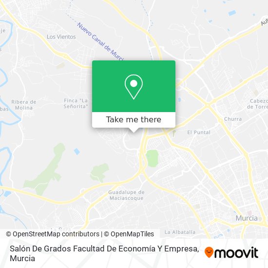 mapa Salón De Grados Facultad De Economía Y Empresa