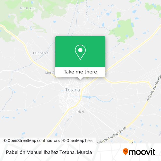 Pabellón Manuel Ibañez Totana map