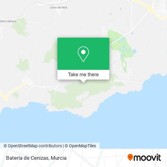 Batería de Cenizas map