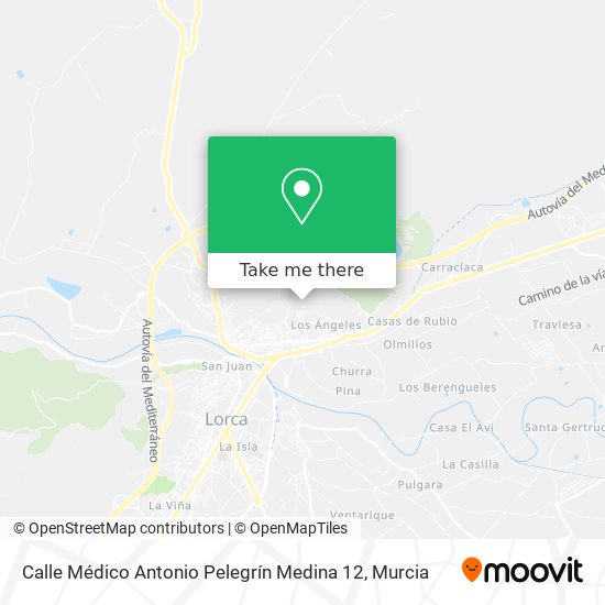 Calle Médico Antonio Pelegrín Medina 12 map