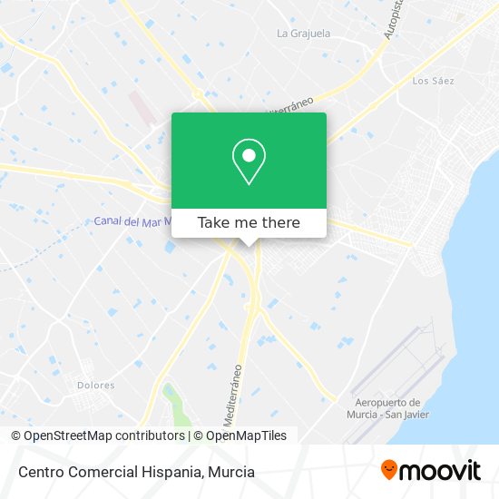 Centro Comercial Hispania map
