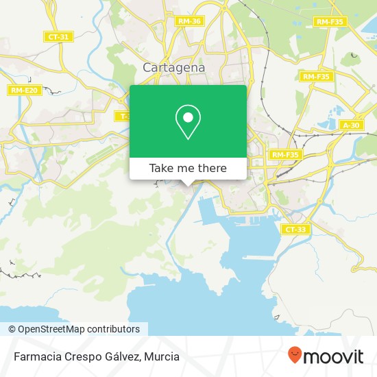 mapa Farmacia Crespo Gálvez