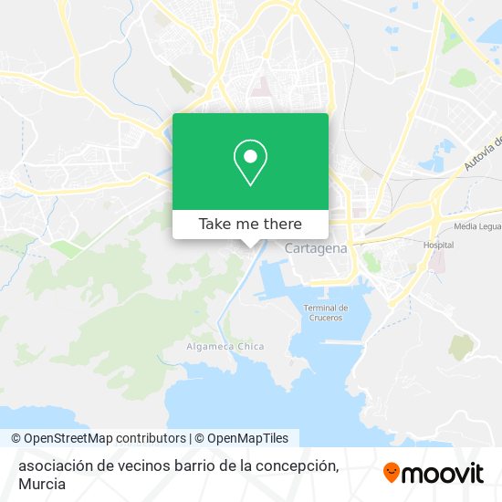 asociación de vecinos barrio de la concepción map