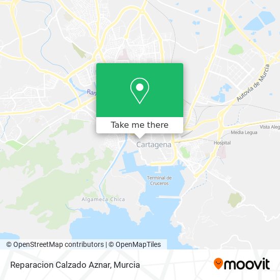 Reparacion Calzado Aznar map