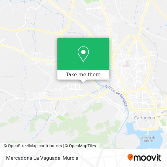 Mercadona La Vaguada map