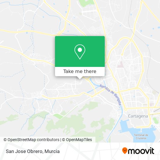 mapa San Jose Obrero