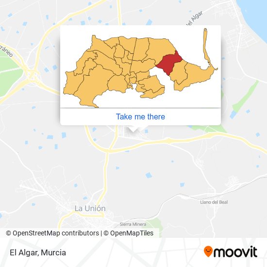 El Algar map