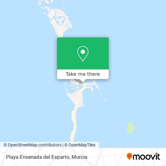 mapa Playa Ensenada del Esparto