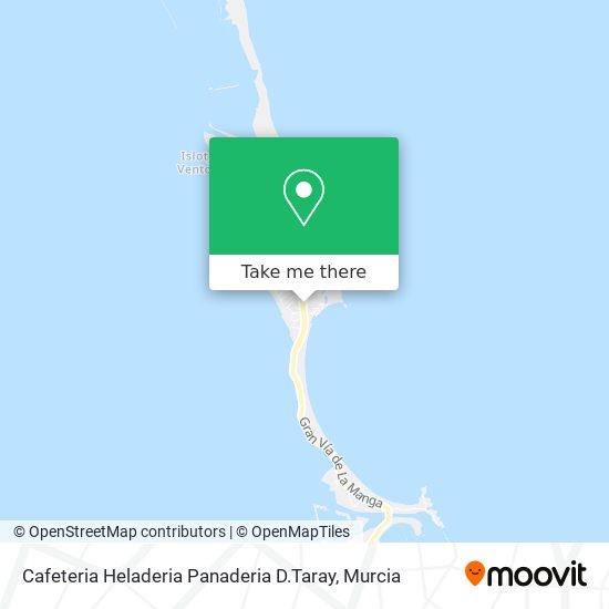 mapa Cafeteria Heladeria Panaderia D.Taray