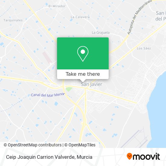 mapa Ceip Joaquin Carrion Valverde