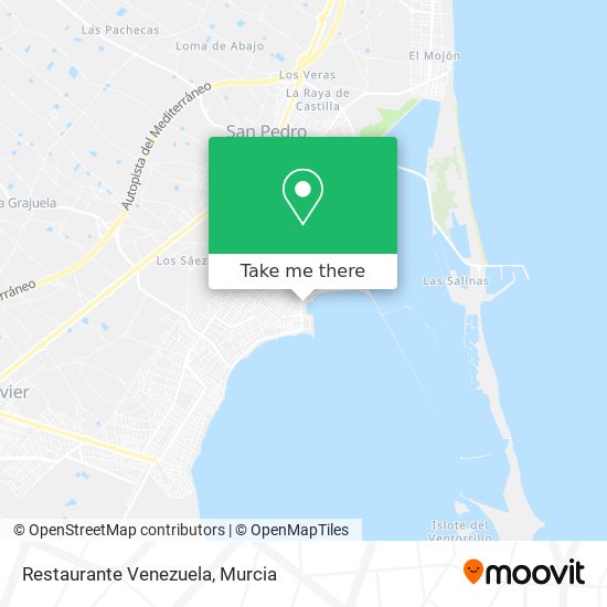 mapa Restaurante Venezuela
