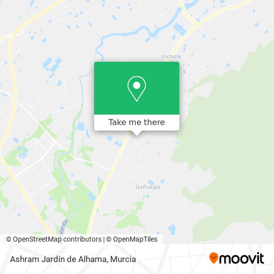 Ashram Jardín de Alhama map