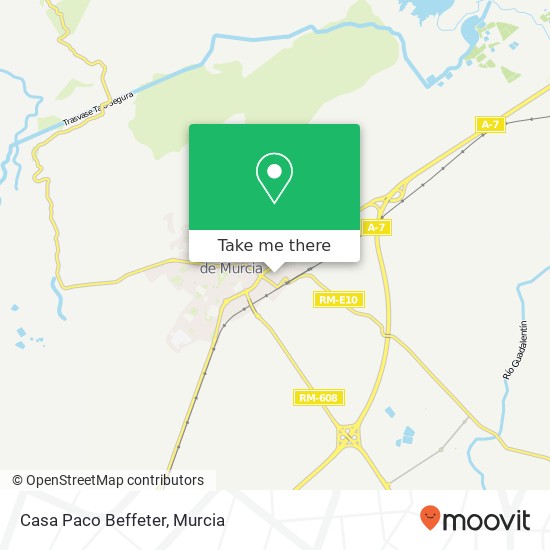 Casa Paco Beffeter map