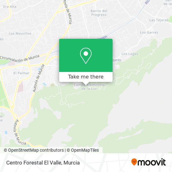 Centro Forestal El Valle map