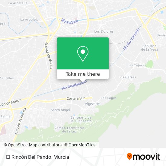 El Rincón Del Pando map