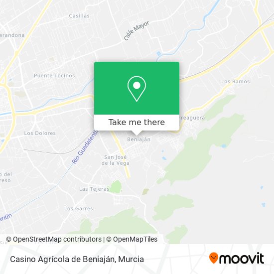 Casino Agrícola de Beniaján map