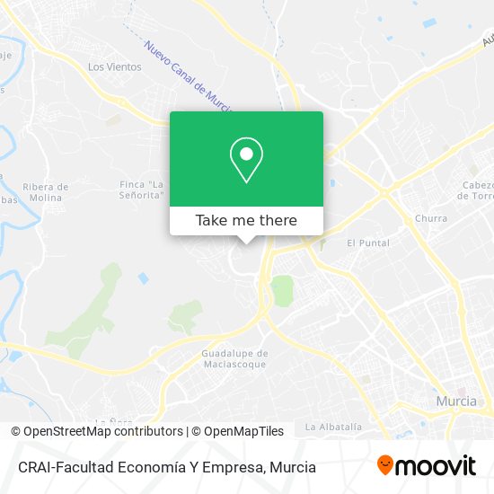 mapa CRAI-Facultad Economía Y Empresa