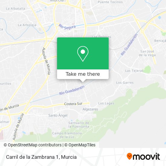 Carril de la Zambrana 1 map