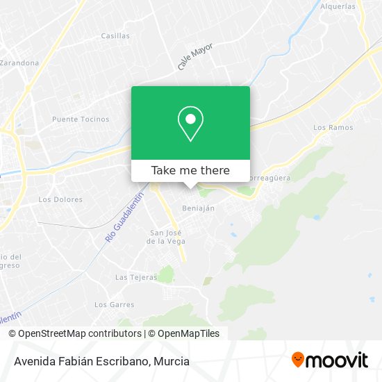 Avenida Fabián Escribano map