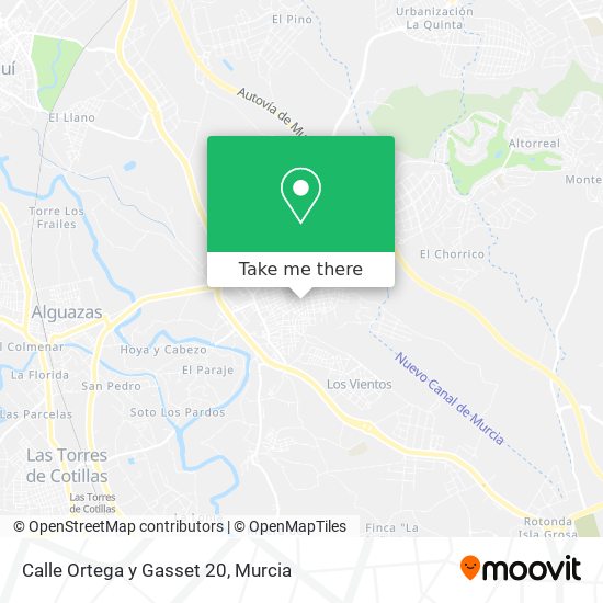 Calle Ortega y Gasset 20 map