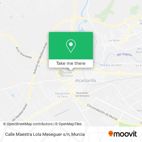 mapa Calle Maestra Lola Meseguer s / n