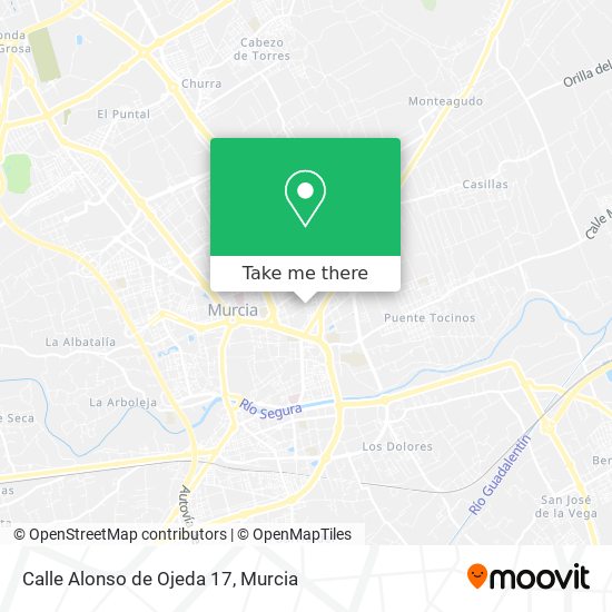 Calle Alonso de Ojeda 17 map