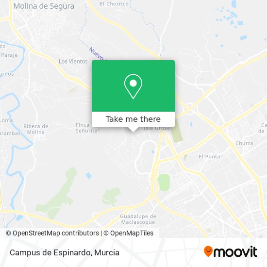 Campus de Espinardo map
