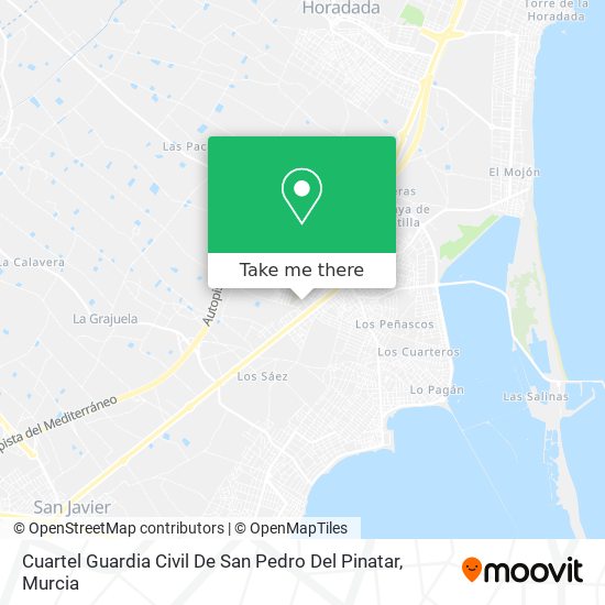 Cuartel Guardia Civil De San Pedro Del Pinatar map