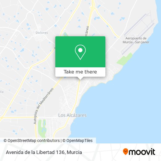 Avenida de la Libertad 136 map
