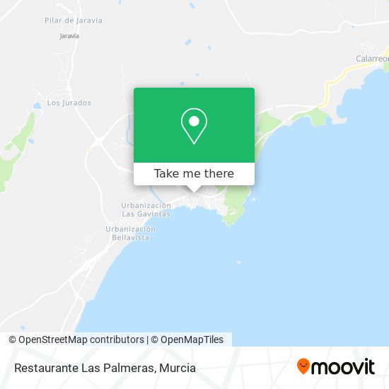 mapa Restaurante Las Palmeras