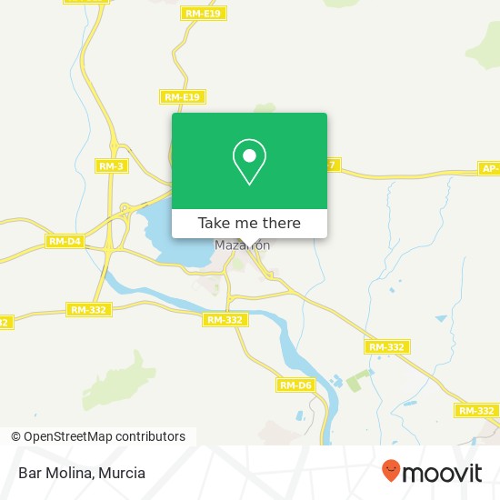 Bar Molina map