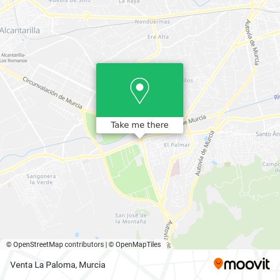 Venta La Paloma map