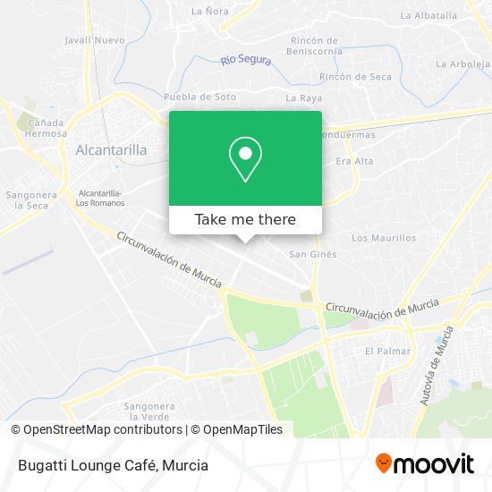Bugatti Lounge Café map