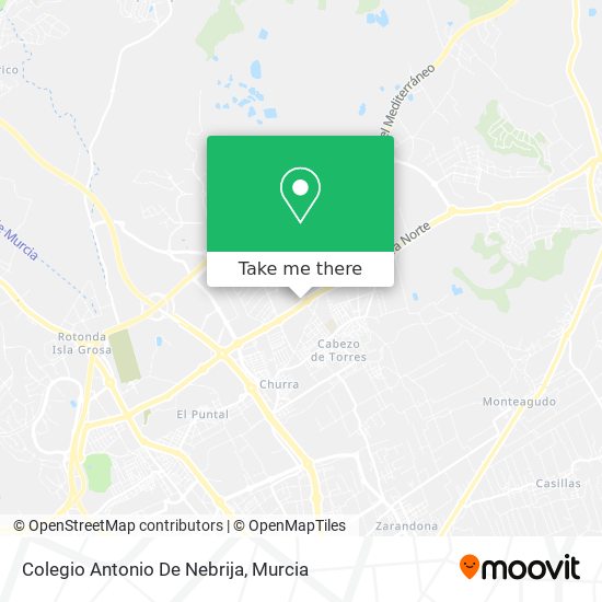 Colegio Antonio De Nebrija map