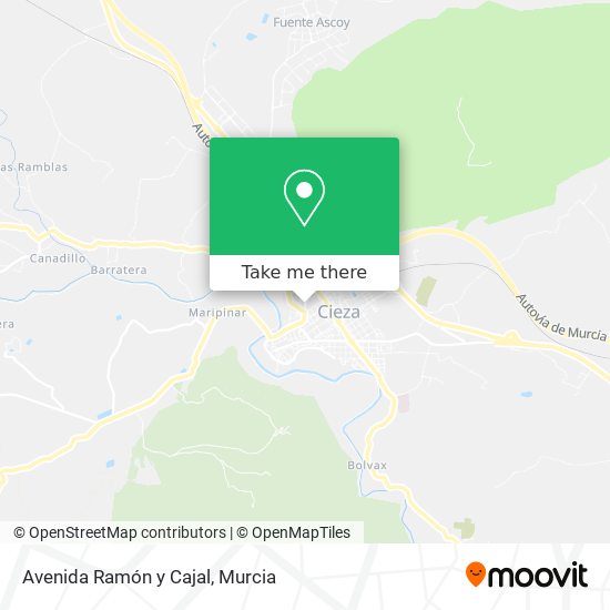 Avenida Ramón y Cajal map
