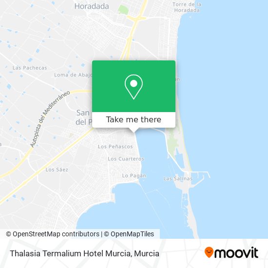 Thalasia Termalium Hotel Murcia map