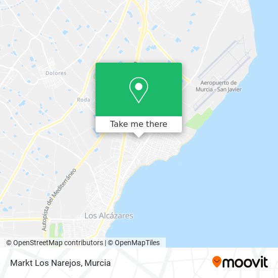 mapa Markt Los Narejos