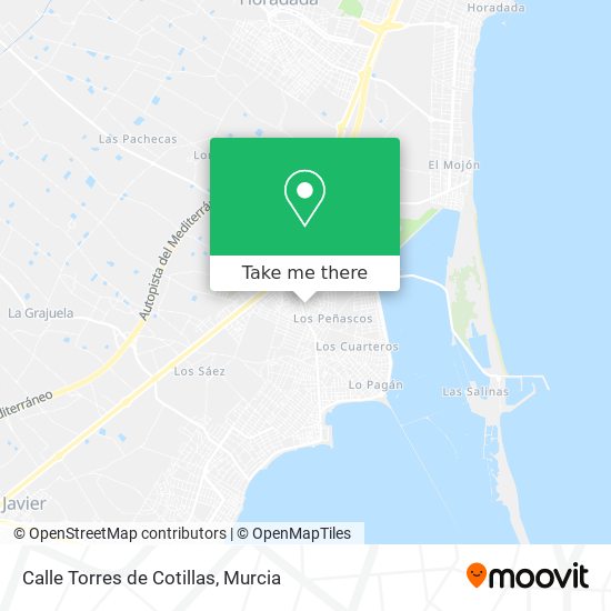 Calle Torres de Cotillas map