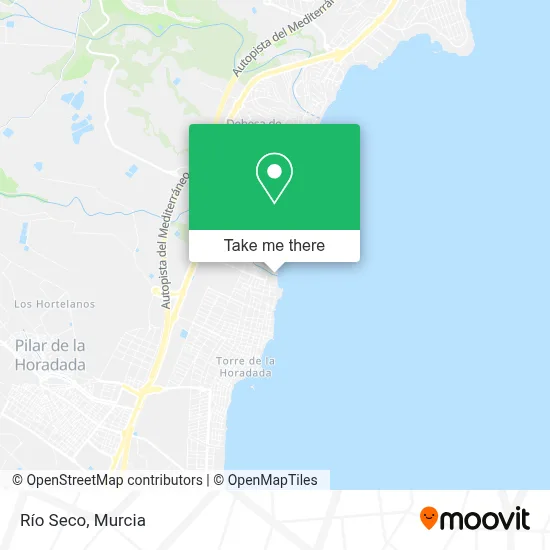 Río Seco map