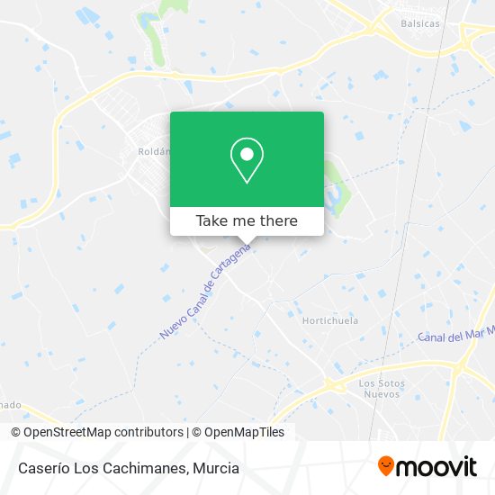 Caserío Los Cachimanes map
